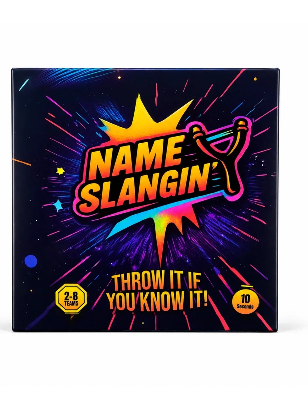 Name Slangin' Party Game — Neon Multicolor by Name Slangin'